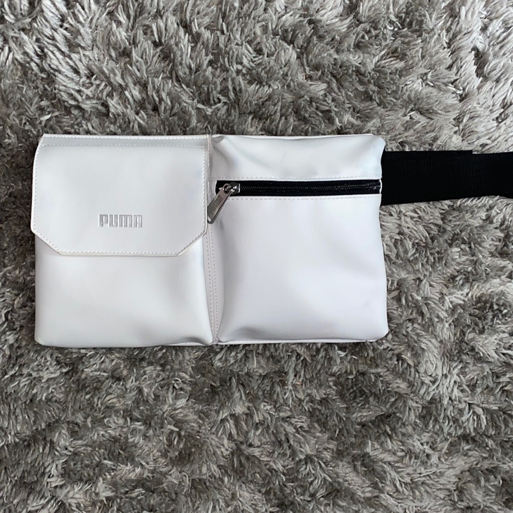 puma white Fanny pack